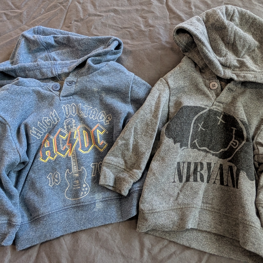 NIRVANA Kids Hoodie - Gray